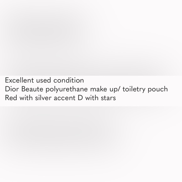 Dior beauty red pouch - Picture 7 of 7